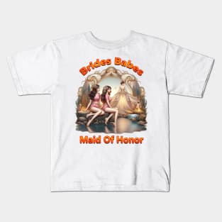 Bridal Party party with the girls in style Kids T-Shirt